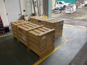 25 HP Jockey Pumps 6 and 7 arrived from Grundfos pumps in Illinois.