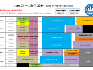 June 24th - July 7th Drop-in Sports Activities 